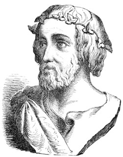 Hesiod, a Greek poet, Ancient Greece