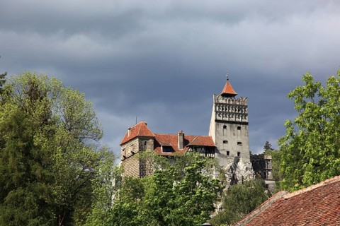 Bran Castle, also known as Törzburg, in Transylvania, Romania. It is famous as Dracula's Castle and
