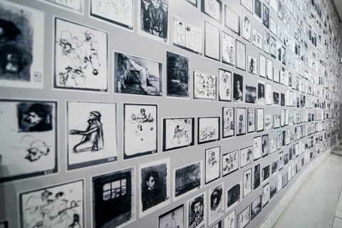The works of Pablo Picasso at the Museu Picasso (Piccaso Museum), barcelona, spain