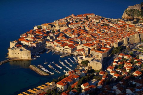 Croatia, Dubrovnik, twilight, Dalmatia