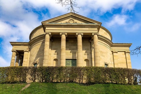 Burial chapel in Württemberg. The grave chapel in Stuttgart-Rotenberg was built by Württemberg King