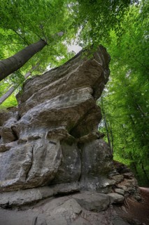 Rocks in Franconian Switzerland, Bavaria, Germany