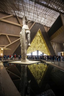 Entrance Hall, Grand Egyptian Museum, GEM, Giza, Cairo, Egypt