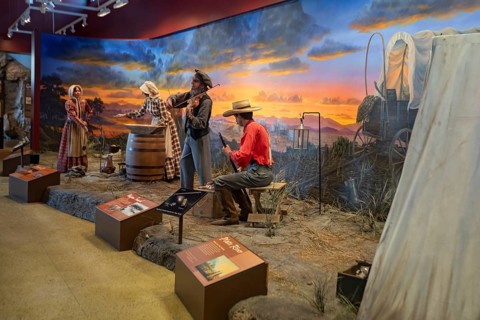 Elko, Nevada - The California Trail Interpretive Center tells the story of the emigrants who