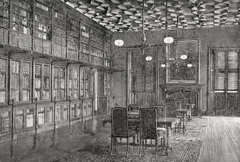 Free Church College Library, Edinburgh, Scotland, 19th century