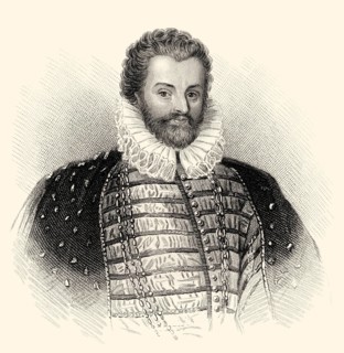 Sir Christopher Hatton, 1540-1591, an English politician, Lord Chancellor of England, Great Britain