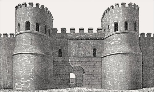 The Porta San Paolo, San Paolo Gate, Rome, Italy