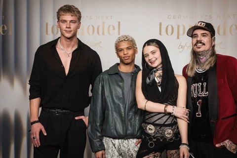Yanek Wiese, Jayden Lack, Merret Fuxius and Jill Deimel at the preview of the 21st season of