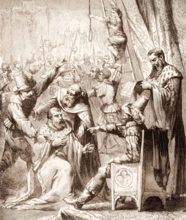 Executions of the Huguenots, 16th century, France