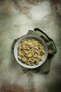 Jonjoli, Colchian klekachka, Georgian appetizer, pickled jonjoli, no people