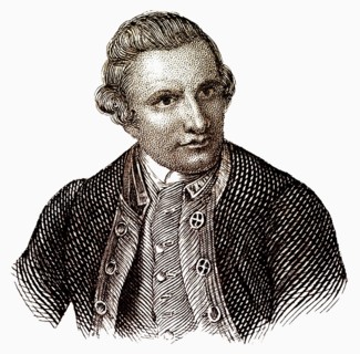 Portrait of Captain James Cook, 1728 - 1779, a British navigator and explorer, Portrait von Kapitän