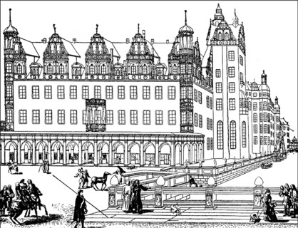 Berlin castle, 17th century, Germany, Europe, das Berliner Schloss, Berlin, Deutschland, im 17.