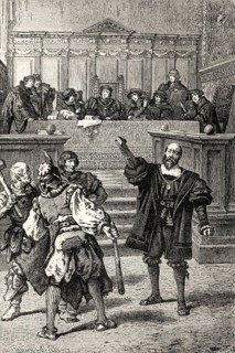 ACT IV., SCENE II., The Council-House at Heilbronn, the attempted arrest of Goetz, Scene from Götz