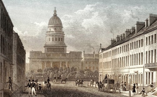 St George's Church, from George Street looking west, Edinburgh, Scotland, 19th century, from Modern