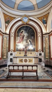Magnificent church interior of the Catedral Metropoltana de Buenos Aires with artfully designed