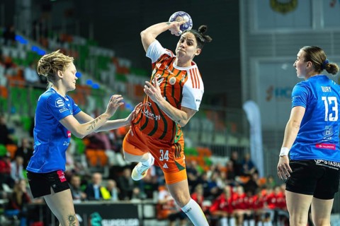 LUBIN, POLAND - FEBRUARY 4, 2026: Handball Orlen Superleague Women match MKS Zaglebie Lubin -