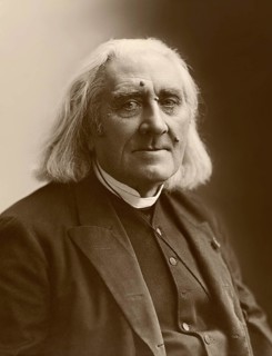 Portrait of Franz Liszt, 1811-1886, Hungarian composer, virtuoso pianist, photograph by Nadar,