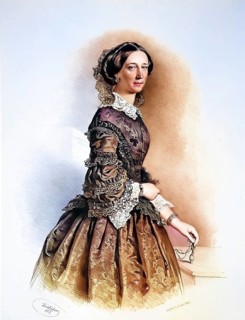 Isabella Freiin Trenck von Tonder, née Hammer-Purgstall (1819-1872), woman of the industrialist