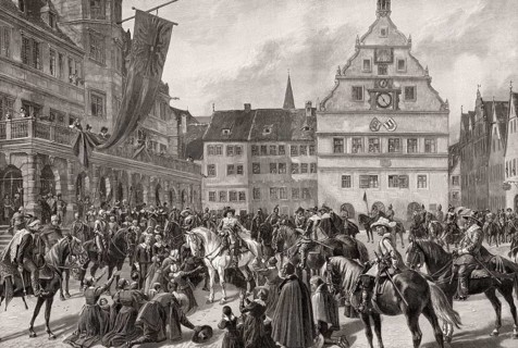 Johann t'Serclaes Count of Tilly, commander of the Catholic League at Rothenburg ob der Tauber,