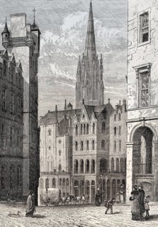 Victoria Street and Terrace, Edinburgh, Scotland, 19th century