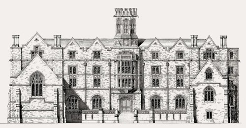 The Wesleyan College, Westminster, London, England, 1850