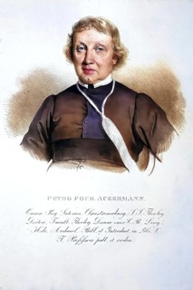 Peter Ackermann (1771-1831), Austrian theologian, priest, Historical, digitally restored