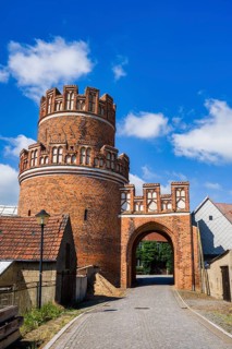 Elbe Gate in Werben Elbe, Saxony-Anhalt, Germany