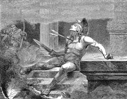 The Death of Alcibiades, a prominent Athenian statesman, orator, and general in ancient Greece, 5th