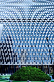 Facade of a skyscraper, New York City, USA
