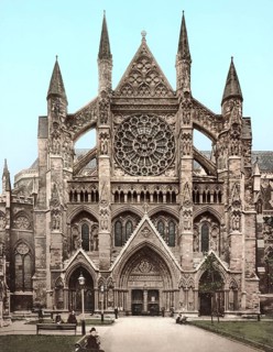 North Door, Westminster Abbey, London, England, ca 1900