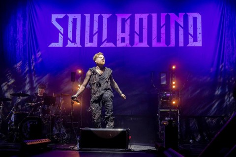 Johannes Johnny Stecker, Singer, Soulbound, Metal Band, D, live at Columbiahalle Berlin on 10