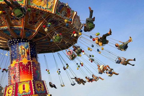 Munich Oktoberfest, chain carousel