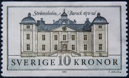 Strömsholm Castle in Västmanland County dates back to the 16th century, but the current building is