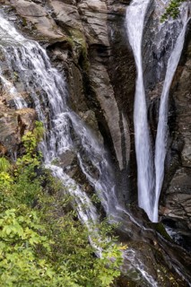Waterfall near Sonogno, Verzasca Valley, Valle Verzasca, Canton Ticino, Switzerland
