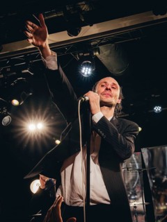 Singer Ben Hartmann from Billions live on 10 years of cocaine and raspberry ice cream tour 2026 in
