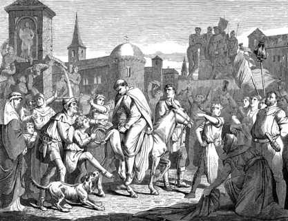 John XVI, c. 945 – c. 1001, was an antipope from 997 to 998, being forced to ride through the