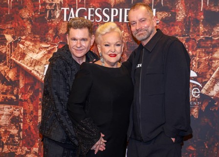 Peter Plate, Angelika Milster and Ulf Leo Sommer at the premiere - We Are Alive - The Berlin