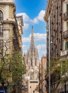 The Cathedral of Barcelona, Spain
