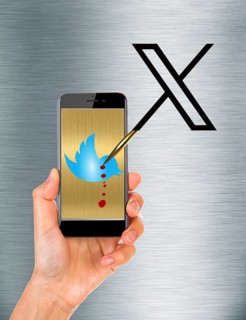 Symbol image, Network-X stabs Twitter, Elon Musk, Socialmedia, Hate speech, Free speech, Glamour