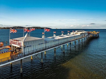Paignton Pier, English Riviera, Torbay, Devon, England, United Kingdom