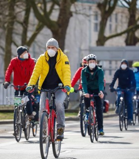 Essen, North Rhine-Westphalia, Germany - Fridays for Future, climate activists demonstrate in times