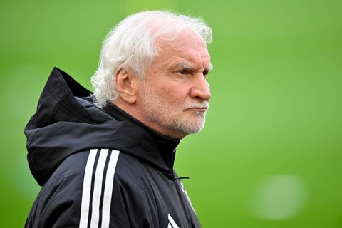 Sports Director Rudi Völler GER Portrait soccer training German national team, national team,