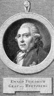 Ewald Friedrich Graf von Hertzberg, 1725- 1795, a Prussian statesman