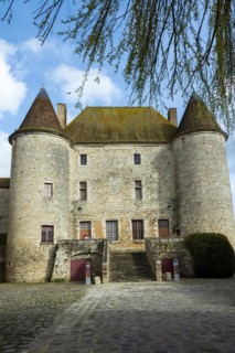 Nemours. Medieval castle of 12 century. Seine-et Marne department. Ile-de-France. France. Europe