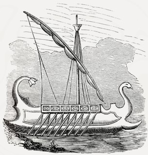 A liburnian or liburna, ancient Roman ship