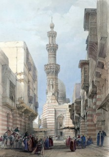 Mosque of Bullack, Cairo, Egypt, around 1850, Historical, digitally restored reproduction from a
