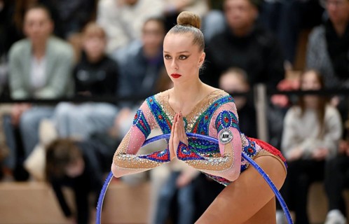 Darya Tkatcheva BLR with handheld tire rhythmic gymnastics, RSG Turnen Schmiden International 2026,