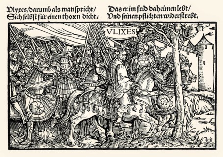 Die vergebliche Narrheit des Odysseus, anonymous Master of Petrarch, Von der Artzney bayder Glück,