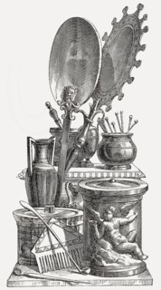 Ancient Roman women's toilet articles