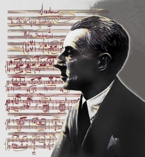 Joseph Maurice Ravel, 1875 – 1937, French composer, pianist and conductor, leading musician in